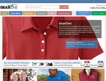 Tablet Screenshot of gearone.com